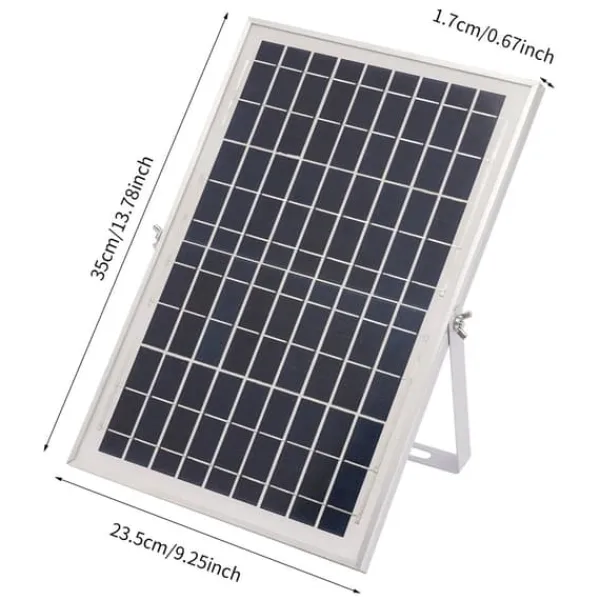 Discount Solardrevet springvandspumpe, solenergidrevet, høj gennemstrømning,sort Springvand & Damme