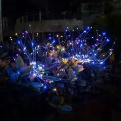 Havedekorationer^Solcellehavelampe DANDELION 120 LED HIT GARDEN RGB 2x JUL