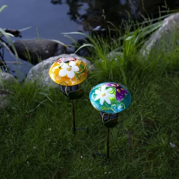 Best Solcellsdekoration Ladybug Nyckelpiga 44cm Havedekorationer