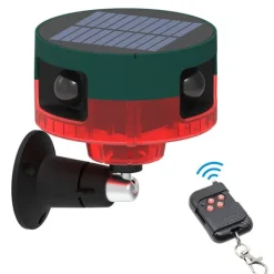Outlet Soldrevet jordalarm med fjernbetjening Sikkerhedslamper