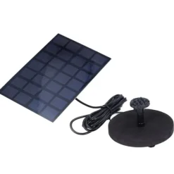 Clearance Solfontän Multifunktionell soldriven flytande fontän för fågelbaddamm Pool Fish Tank 7V 2,5W Springvand & Damme