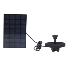 Clearance Solfontän Multifunktionell soldriven flytande fontän för fågelbaddamm Pool Fish Tank 7V 2,5W Springvand & Damme