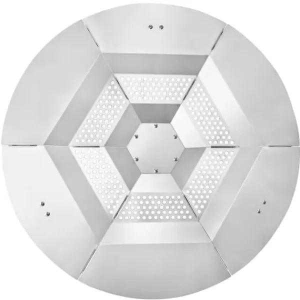 Discount Solo-komfur Yukon 685,8 mm, Bålpladsvarmeafviser, rustfrit stål Pejse