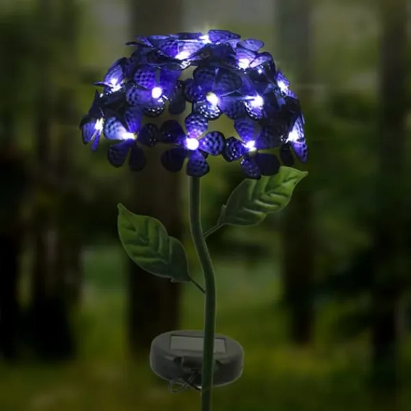 Havedekorationer^Solsimulering Hortensia Lys Terrasse Græsplæne Dekorative Lys Havelys