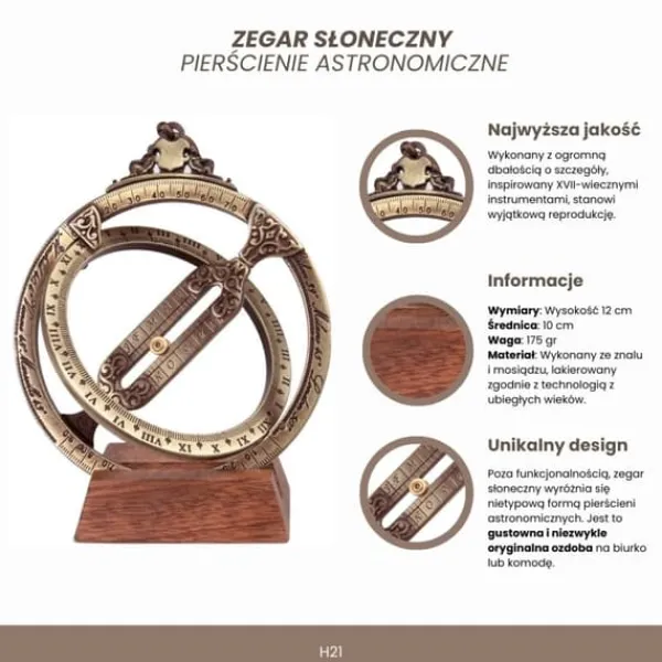 Havedekorationer^Solur – Astronomiske ringe - H21