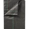 Haveduge^Sort landskabsdug 1 x 25 m, UV-behandlet, 100 g/m² - Ukrudtsbekæmpende bunddug