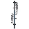 Regnmåler^Sort udendørstermometer 41 cm