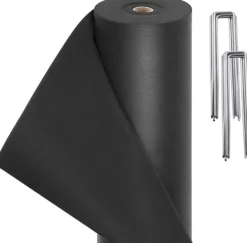Online Sort ukrudtsfrit stof 50 m² (1 m x 50 m) Haveduge