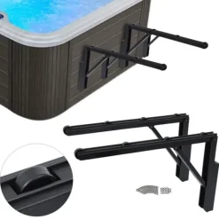 Spa cover-løfter - Hot Tub Cover Lifter / Spa Cover Roller - Universal pasform til flere størrelser og former - Fritstående - 2-pak - Rosa Pool- & Spatilbehør