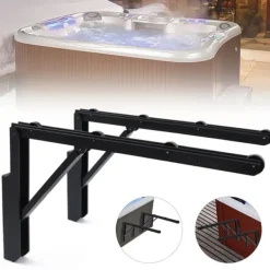 Spa cover-løfter - Hot Tub Cover Lifter / Spa Cover Roller - Universal pasform til flere størrelser og former - Fritstående - 2-pak - Rosa Pool- & Spatilbehør