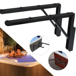 Spa cover-løfter - Hot Tub Cover Lifter / Spa Cover Roller - Universal pasform til flere størrelser og former - Fritstående - 2-pak - Rosa Pool- & Spatilbehør