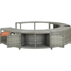 Pool- & Spatilbehør^Spakant polyrattan grå - Spakant - Spakanter - Home & Living