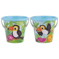 Til Fugle & Småvildt^Spand med toucan print 17 cm