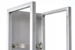 Hot Spark Firewood Rack - Stainless Steel Metal, 140 cm Height Tilbehør Til Brændeovne & Pejse