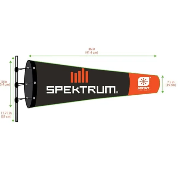 Hot Spektrum Vindpølse 25x91cm Flag & Vindposer