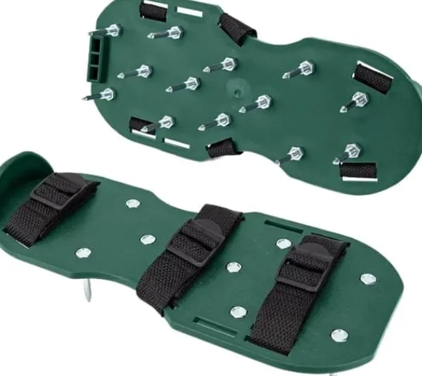 Havemaskiner^Spike Shoes Plænelufter - Til at lufte græsplænen