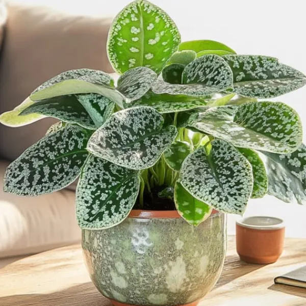 Krukkeplanter Indendørs^Spiralfrugt - 2 stk - Streptocarpus 'Pretty Turtle' - Højde 25-35cm - ⌀13cm