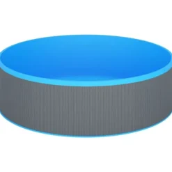 Sale Splasher-pool i stål med PVC-dug - Let at sætte op | Størrelse: 350x90 cm | Farve: Grå Pooler