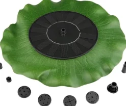 New Springvand - Solar Springvand / Vand Springvand Solcelle - 28 cm Springvand & Damme