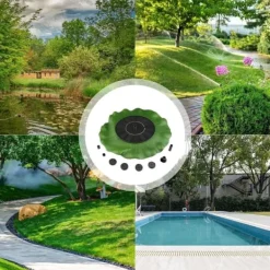 New Springvand - Solar Springvand / Vand Springvand Solcelle - 28 cm Springvand & Damme