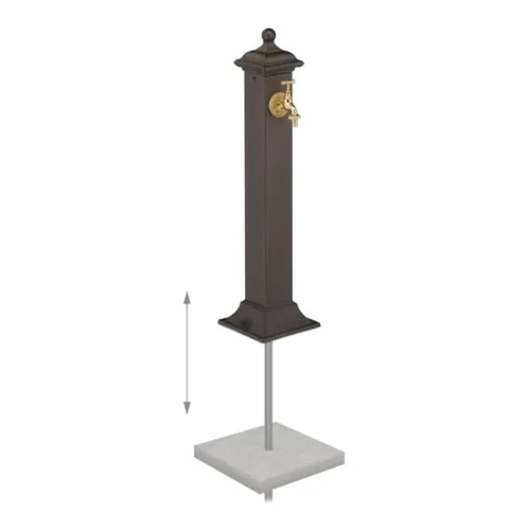Hot Springvand, 71x17x21 cm, Brun Springvand & Damme