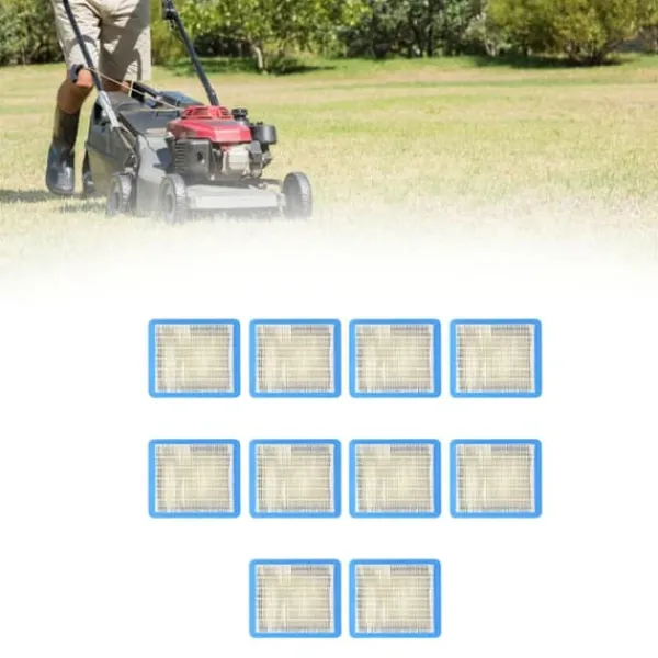 Havemaskiner^10st Gräsklippare Luftfilter Gummi Järn Luftfilter Element för John Deere Lg491588