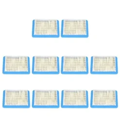 Havemaskiner^10st Gräsklippare Luftfilter Gummi Järn Luftfilter Element för John Deere Lg491588