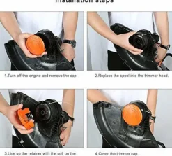 Discount Sæt med reservespoler til BLACK+DECKER AF-100 Havemaskiner