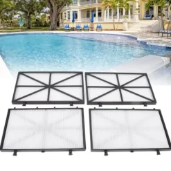Pool- & Spatilbehør^4st ultrafina patronfilterpaneler Byte av robotbassängrengöringsfilterpatroner för M400 M500 CC Plus Artikelnummer 9991432 R4
