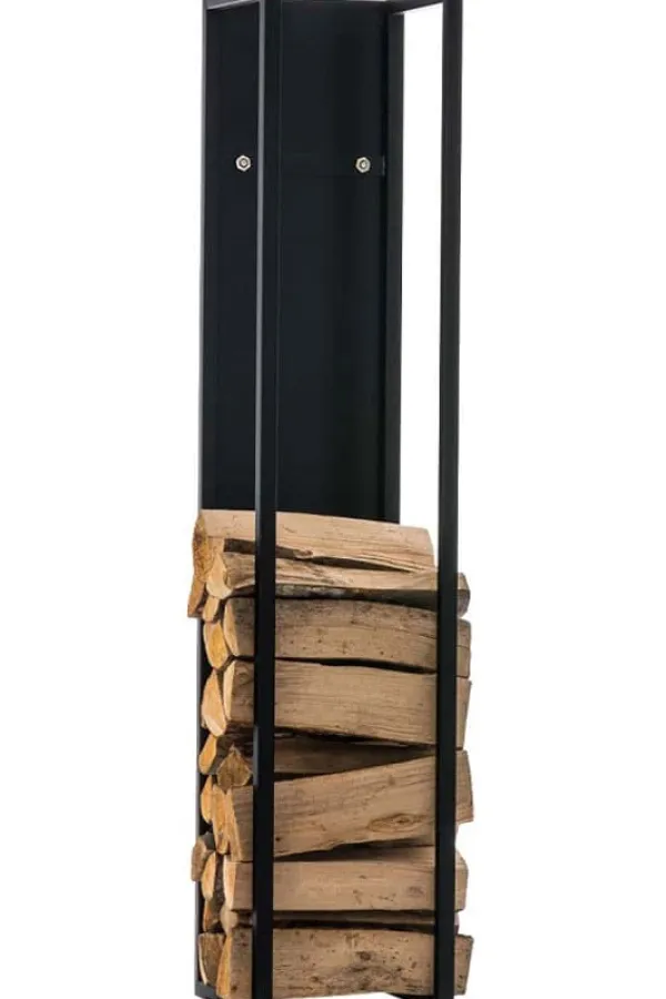 Tilbehør Til Brændeovne & Pejse^StandhoodTrek Spark - Fire Wood Holder - Høj kvalitet og bæredygtighed Farve: Matte sort | Størrelse: 80 cm