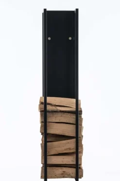 Tilbehør Til Brændeovne & Pejse^StandhoodTrek Spark - Fire Wood Holder - Høj kvalitet og bæredygtighed Farve: Matte sort | Størrelse: 80 cm