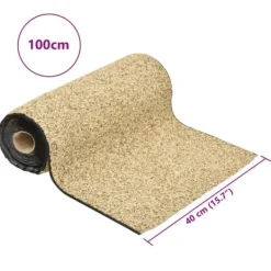 Discount Stenfolie til have - Naturligt design til vandløb og havedam | Størrelse: 100x40 cm | Farve: Sand Havesten & Trædesten