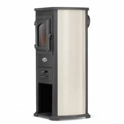 Viking Choice Brændeovne^Stilfuld 8,5 KW alt-i-én brændeovn - Effektiv opvarmning til op til 85 m²