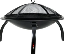 Pejse^STÅLPELDSPEJS MED FOLDBARE BEN 56*39CM - W-99912