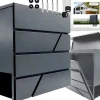 Online Stor postkasse til breve på porten, hegn, antracit, aviskiosk, loft Postkasser & Brevindkast