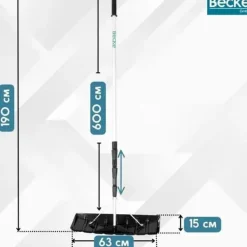 Discount Stor teleskopisk sneskovl tag snerydning aluminium 600cm Snerydning