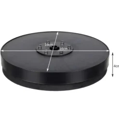 Springvand & Damme^Stort solcelledrevet springvand | Batteri og RGB belysning | 16 cm