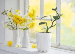 Outlet Strippet ECO Recycling Urtepotte Hvid Krukker & Plantebeholdere