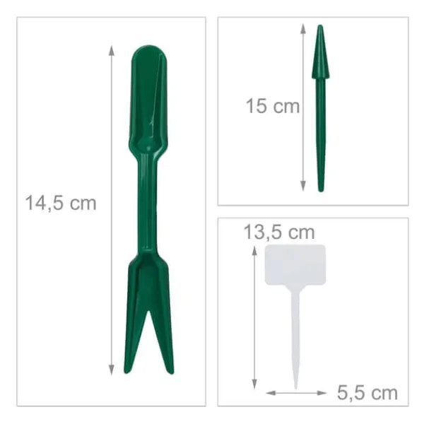 Online Sætte med plantepotter, 5x3,5x3,5 cm, Brun Kit Til Plante- & Urtedyrkning
