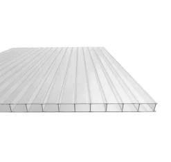 Stykke drivhus flervægsplade / klar polycarbonat 700x1500mm - 6mm, 4 stk. Drivhus