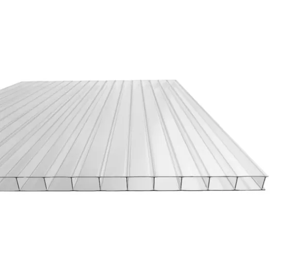 Drivhus^Stykke drivhus flervægsplade / klar polycarbonat 700x1500mm - 6mm, 3stk.