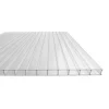Drivhus^Stykke drivhus flervægsplade / klar polycarbonat 700x1500mm - 4mm, 4stk.