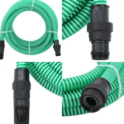 Vanding^Sugeslange med messingkoblinger 1" 10 m PVC grøn - Sugeslange - Sugeslanger - Home & Living