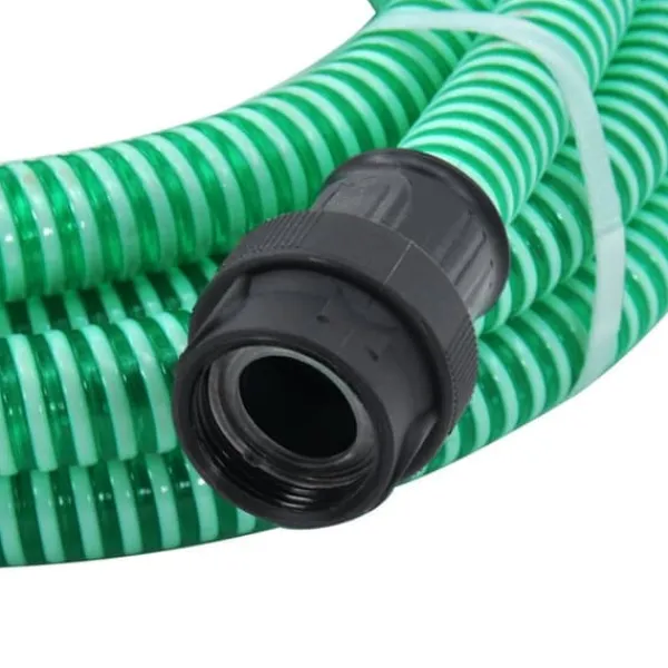 Vanding^Sugeslange med messingkoblinger 1" 10 m PVC grøn - Sugeslange - Sugeslanger - Home & Living