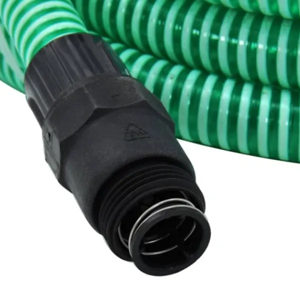 Vanding^Sugeslange med messingkoblinger 1" 10 m PVC grøn - Sugeslange - Sugeslanger - Home & Living