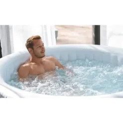 Spa & Udendørsbad^SUNSPA Runt uppblåsbart spa 4 platser