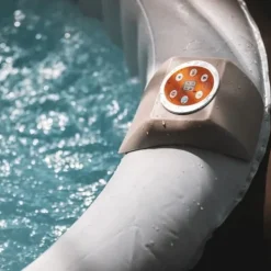 Spa & Udendørsbad^SUNSPA Runt uppblåsbart spa 4 platser