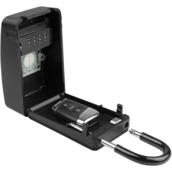 Discount Surflogic Padlock Keyguard Led Light Sort Pengeskabe