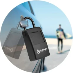 Discount Surflogic Padlock Keyguard Led Light Sort Pengeskabe