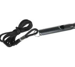 Beredskabsplaner^Survival Whistle - Aluminium - Sort
